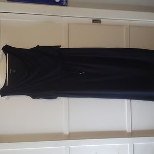 Soho Appeal 2X Navy Blue Maxi Dress